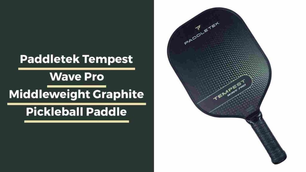 Paddletek Tempest Wave Pro Carbon Fiber Pickleball Paddle