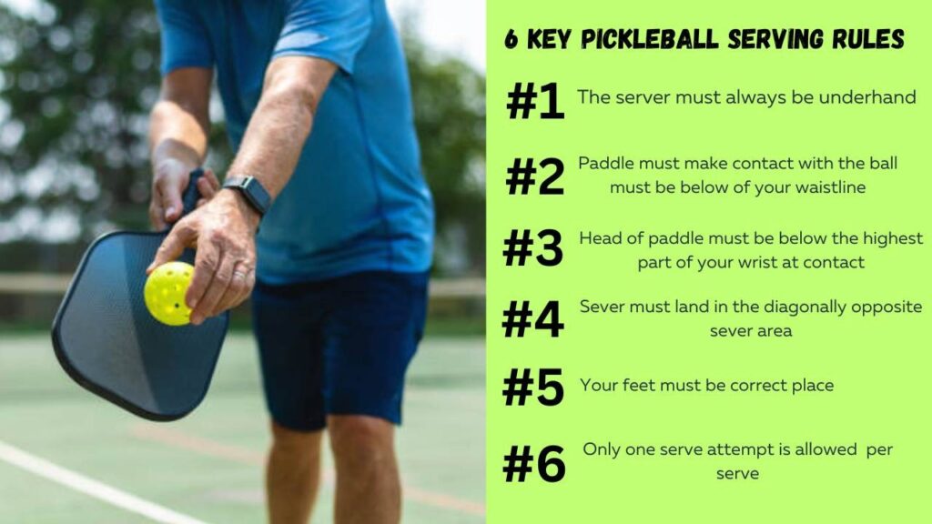 Pickleball Serving Rules & Tips For Beginners To Advance Player
