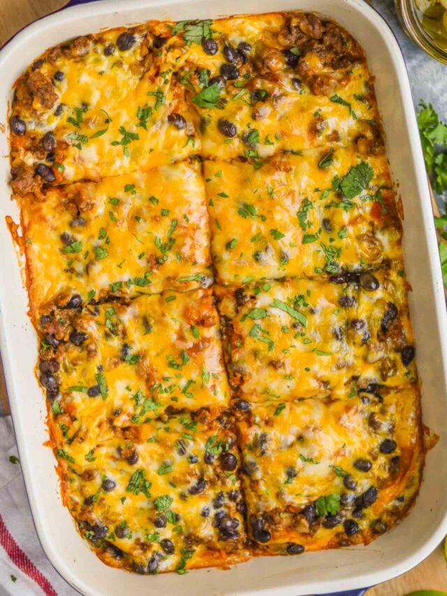 “Step into Flavor: 3 Must-Try Beef Enchilada Casserole Twists!”