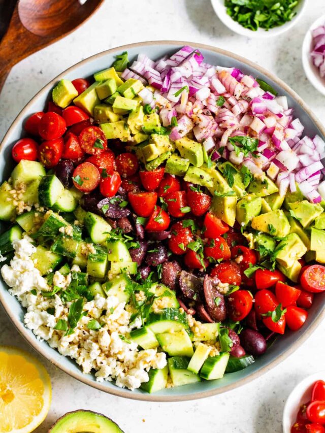 4 Quick Mediterranean Diet Salad Recipes for a Healthy Lunch