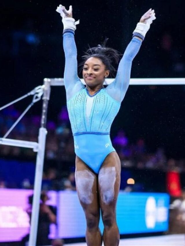 Simone Biles makes history at world gymnastics championship after completing challenging vault