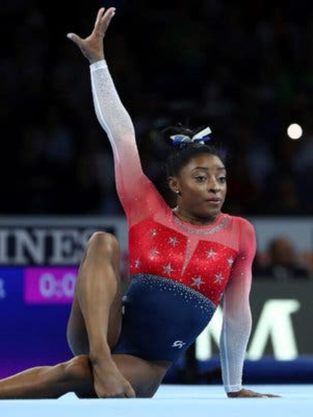 Simone Biles wins gold in World Championships in Belgium