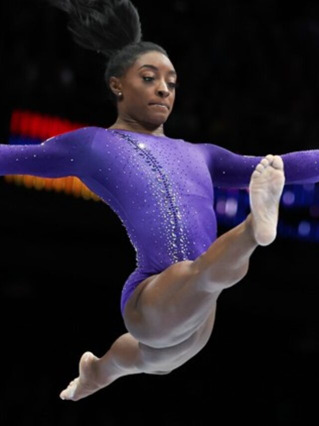 Simone Biles wins 2 more gold medals at World Championships